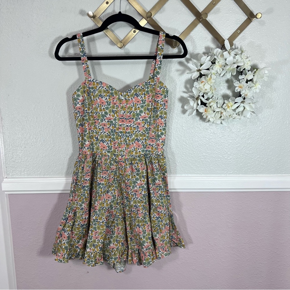 Summer Play Floral Romper CJLA